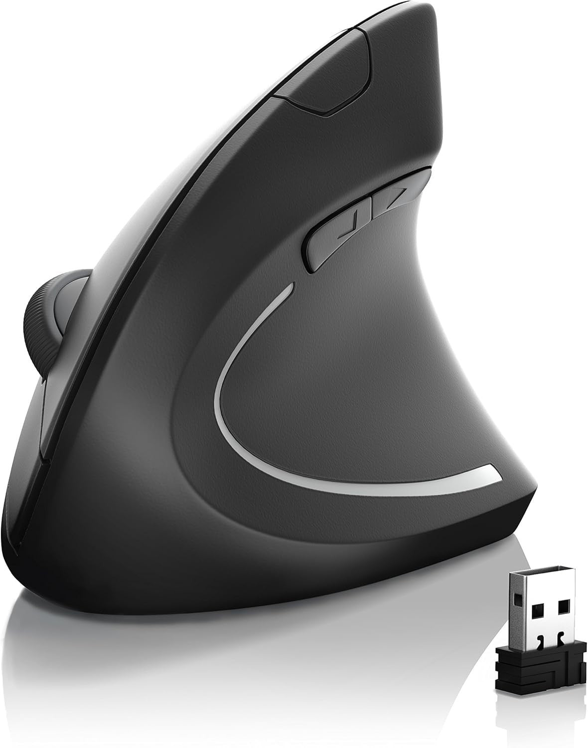 Vertical Ergonomic Wireless Mouse Bluetooth 2400 DPI USB Comfort
