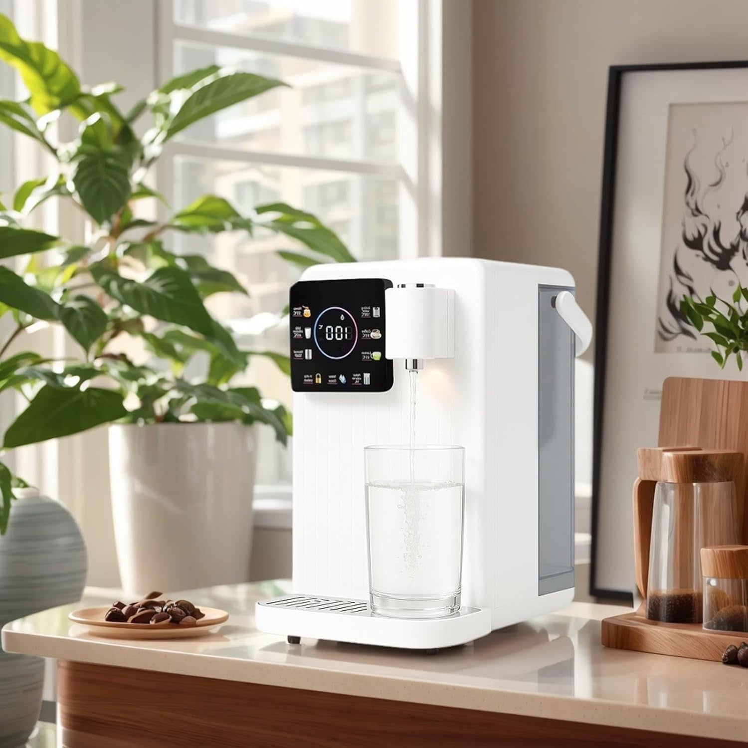 Instant Hot Water Dispenser 3.5L Fast Boil | Adjustable Temp LED Display