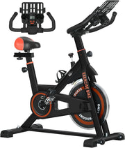 Upright Exercise Bike 8kg Flywheel Adjustable Resistance LCD Home Cycling
