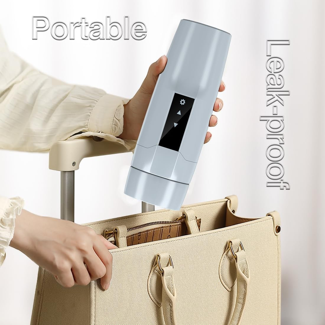 12V Portable Electric Kettle 40-100°C Car Heating Cup 80W Auto Shut Off