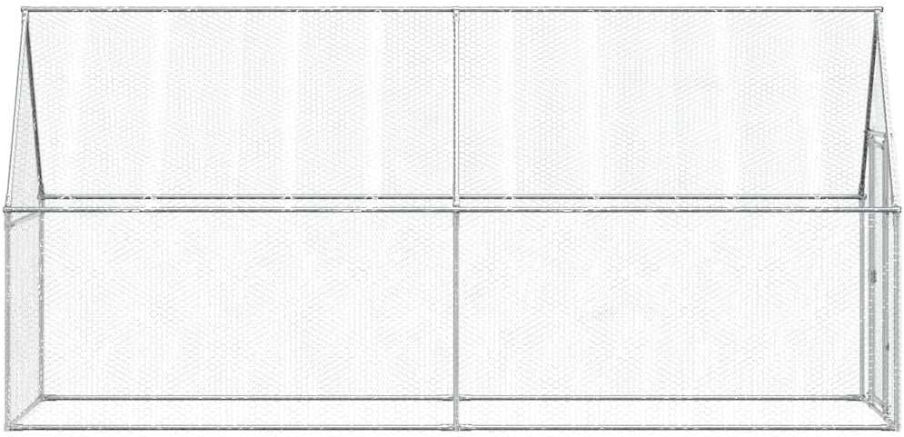 Galvanised Steel Chicken Cage 100x100x190cm Run