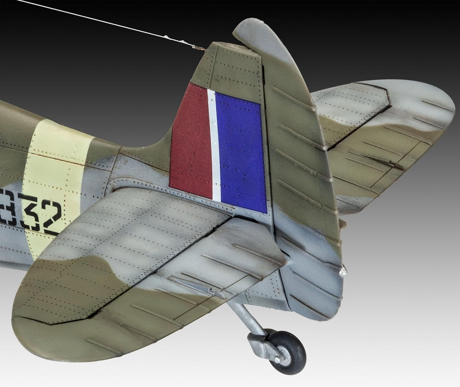 1:32 Spitfire Mk.IXC Model Kit 115pcs Unpainted Aircraft Hobby Gift