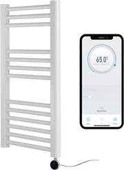 Smart WiFi Heated Towel Rail Electric Bathroom Dryer Timer App Control