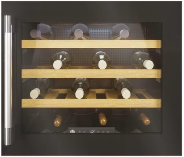 Built In Wine Cooler 24 Bottle Single Zone Smart WiFi LED Glass Door