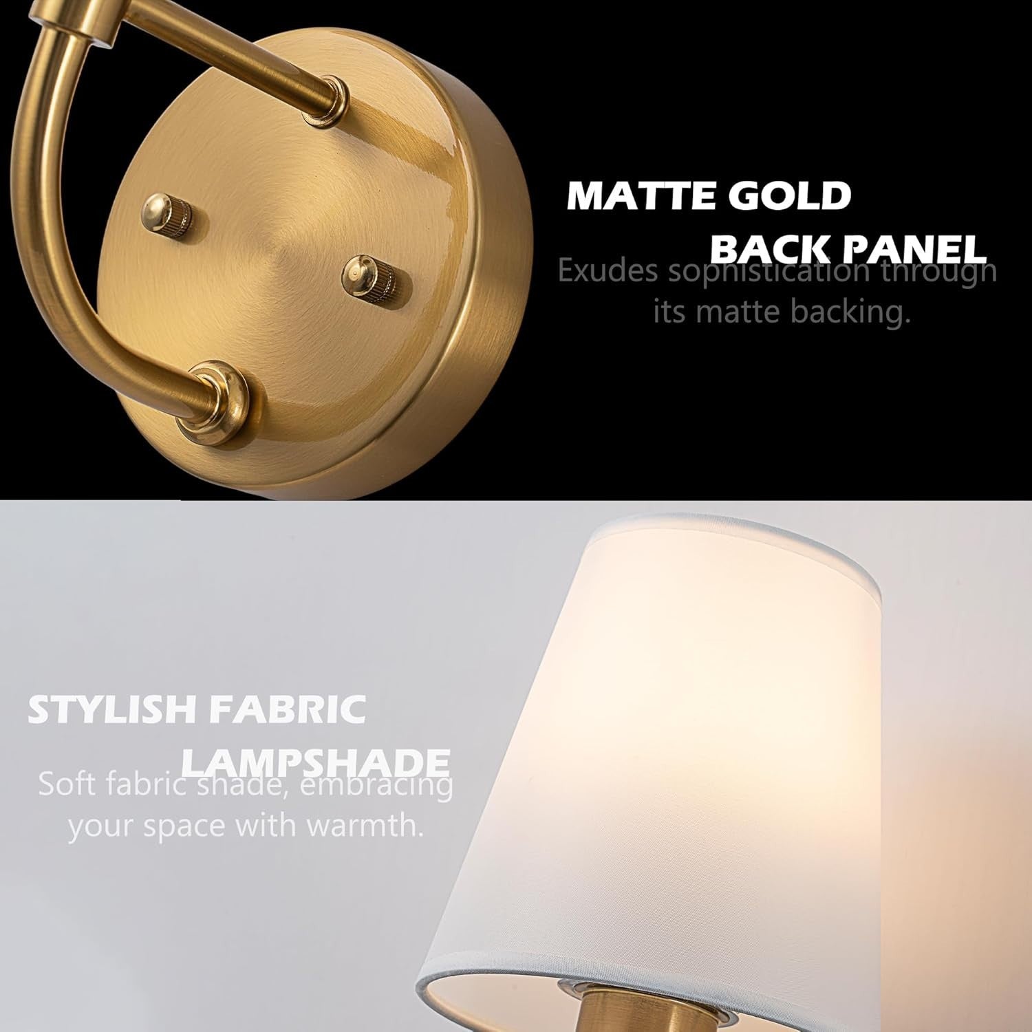 Battery Operated Wall Sconces Set of 2, Rechargeable RGB LED Lights + Remote