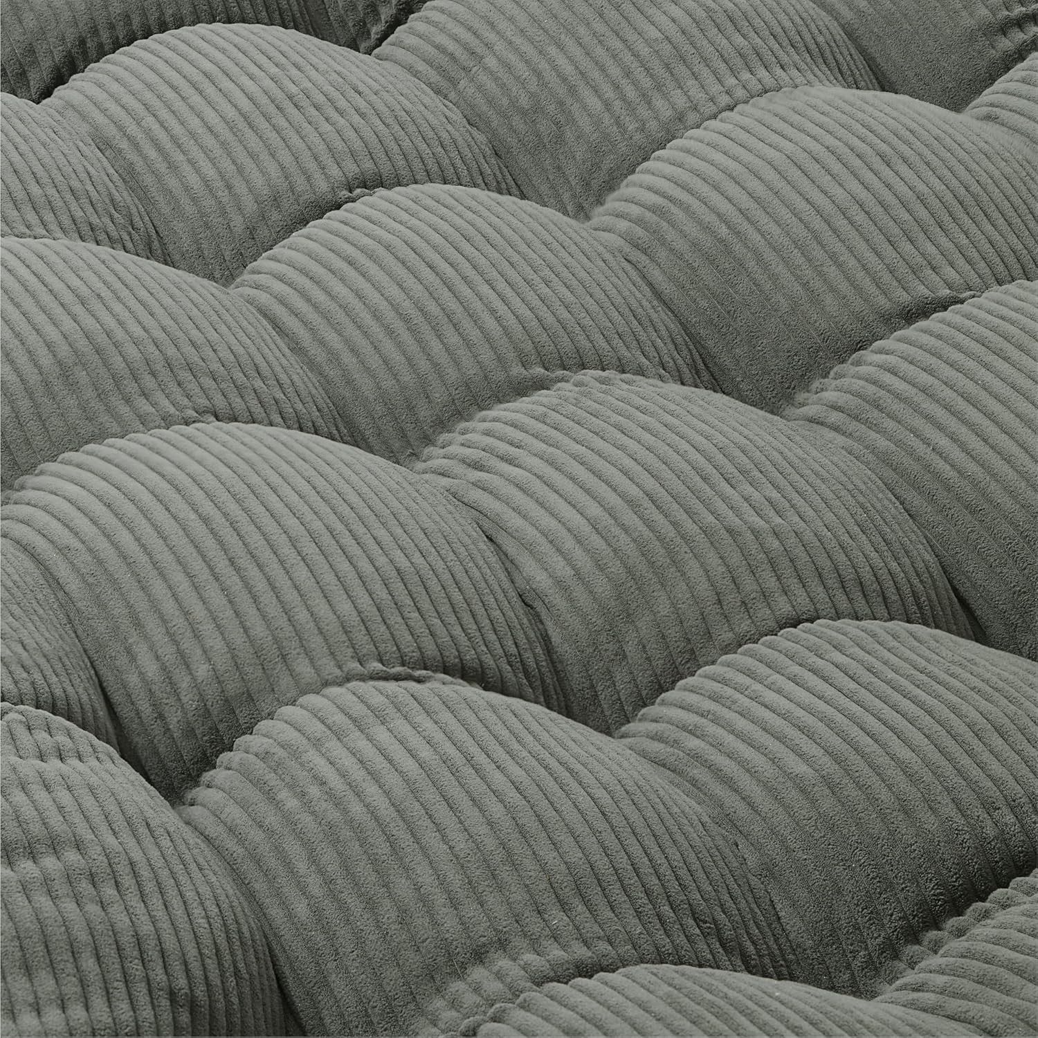 Double Futon Mattress 160x200cm Soft Corduroy Floor Sofa Bed XL