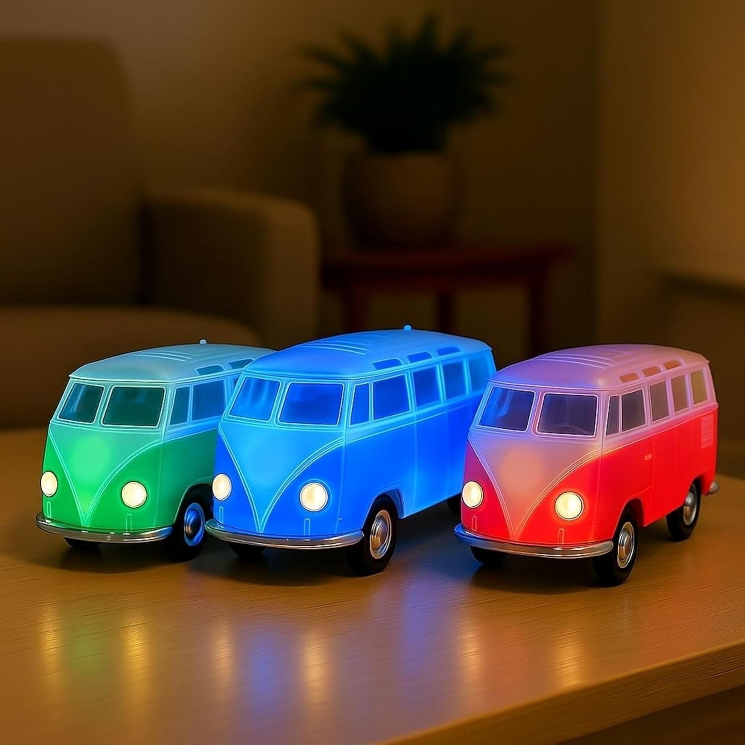 Retro Camper Van Bluetooth Speaker | FM Radio | USB/SD MP3 | LED