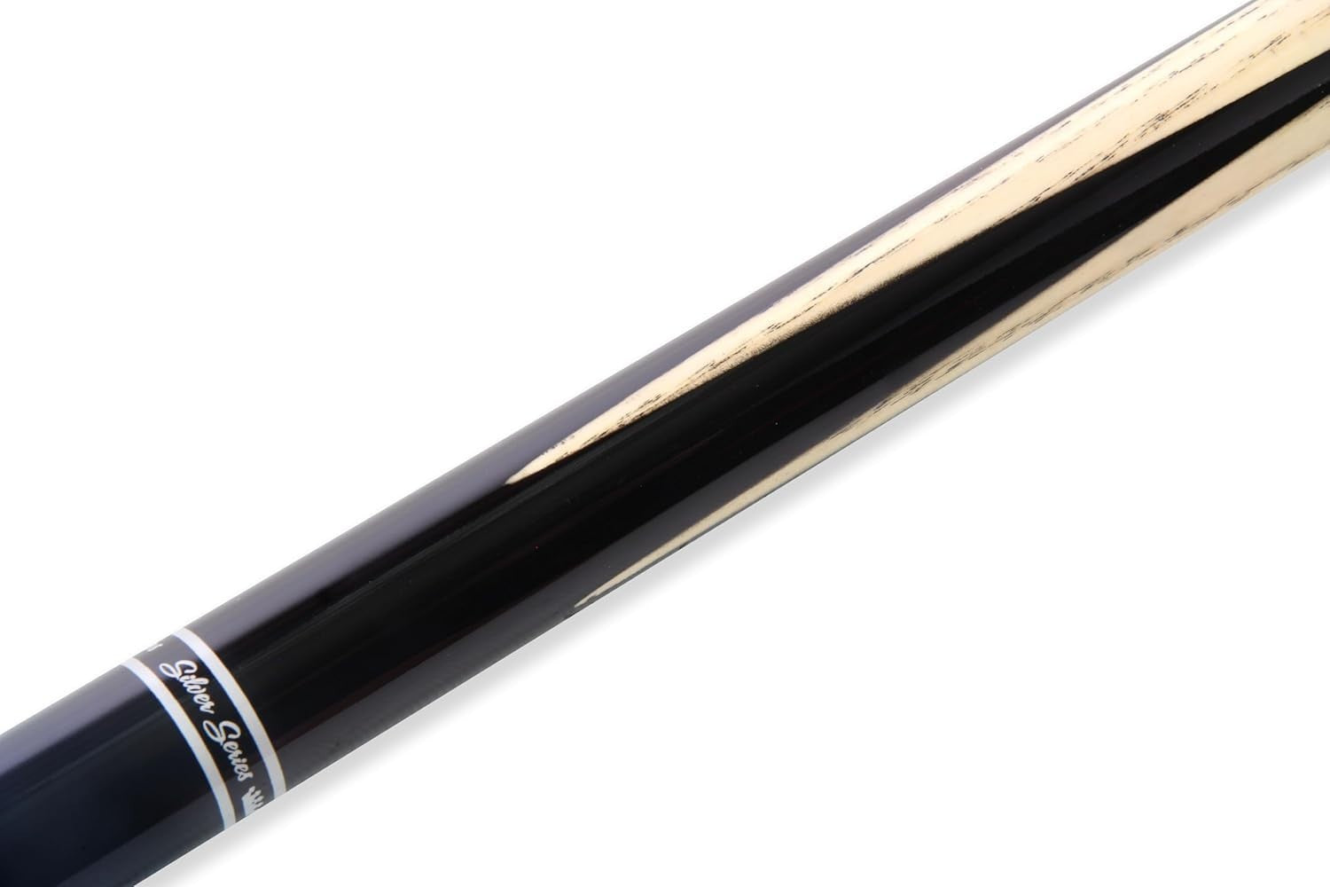 57" Ash Snooker Pool Cue 2 Piece Centre Joint 9.5mm Layered Tip