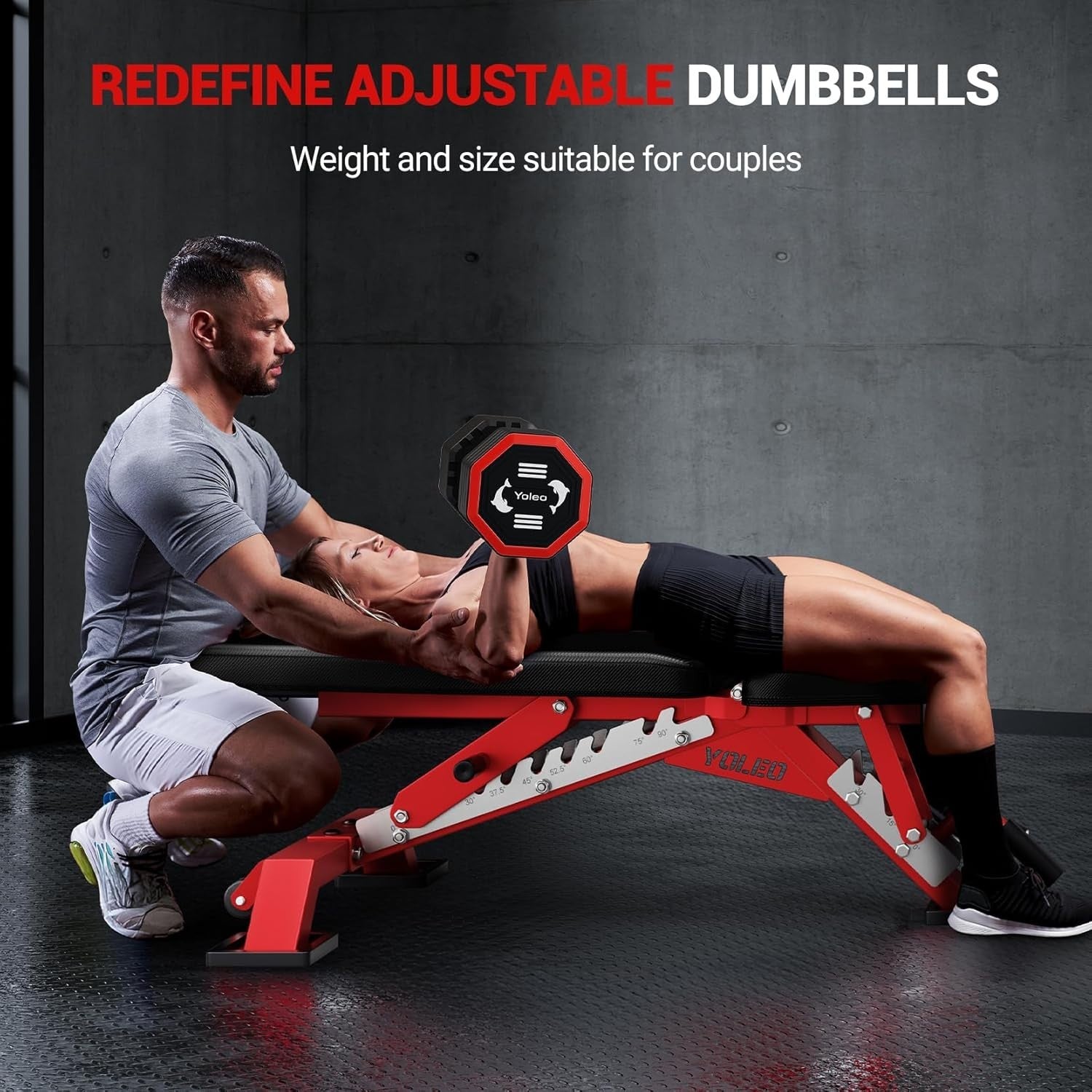 10kg Adjustable Dumbbell 4-in-1 Quick Dial Home Gym Weight