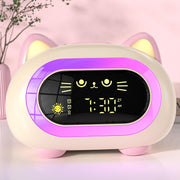 Kids Alarm Clock Sleep Training Night Light Dual Alarm Snooze LED
