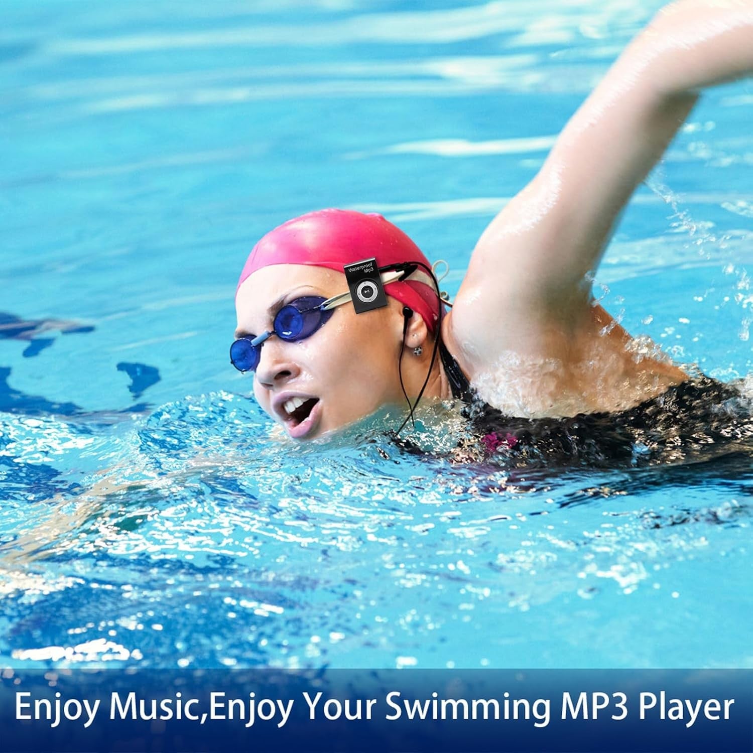 Waterproof Swimming MP3 Player 8GB HiFi Lossless w Headphones
