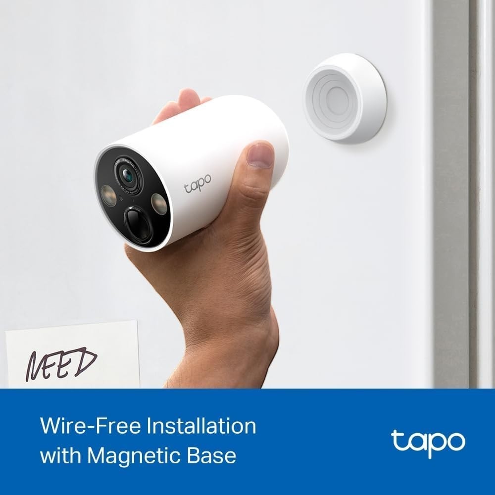 2K QHD Wireless Security Camera Outdoor 300 Day Battery AI Detection