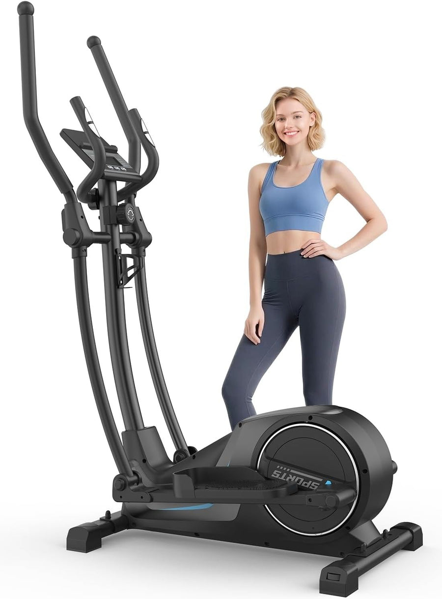 Ultra-Quiet Elliptical Cross Trainer 16-Level Magnetic Resistance Home Gym