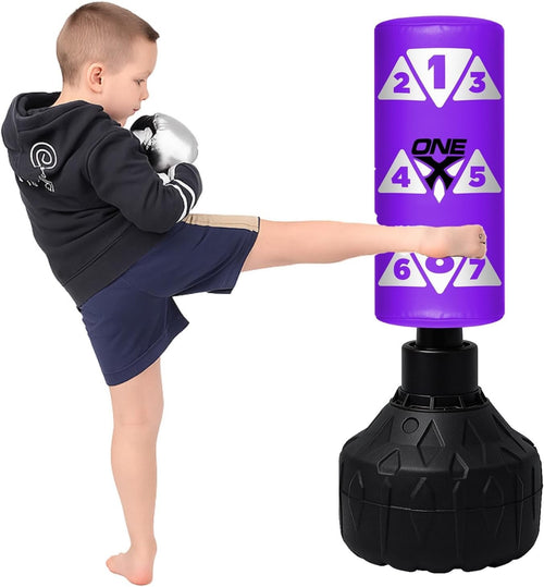 Children Boxing Training Punch Bag 3.5FT Freestanding Gloves Set