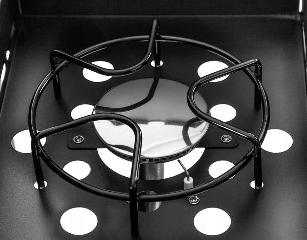 4+1 Burner Gas BBQ Grill with Side Burner, Storage Cabinet, Wheels & Cover