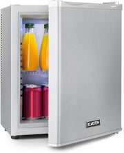 23L Mini Fridge Silver Portable Cooler and Drinks Fridge Adjustable Shelves