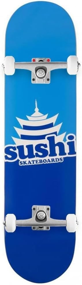 Pagoda Logo Blue Complete Skateboard 8.0 Pro Street Cruiser