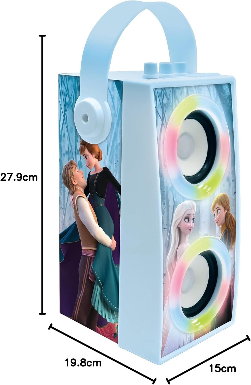Frozen Bluetooth Karaoke Speaker with Microphone & Light Effects