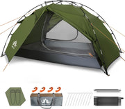 2 Person Camping Tent Waterproof Lightweight 2 Man Backpacking