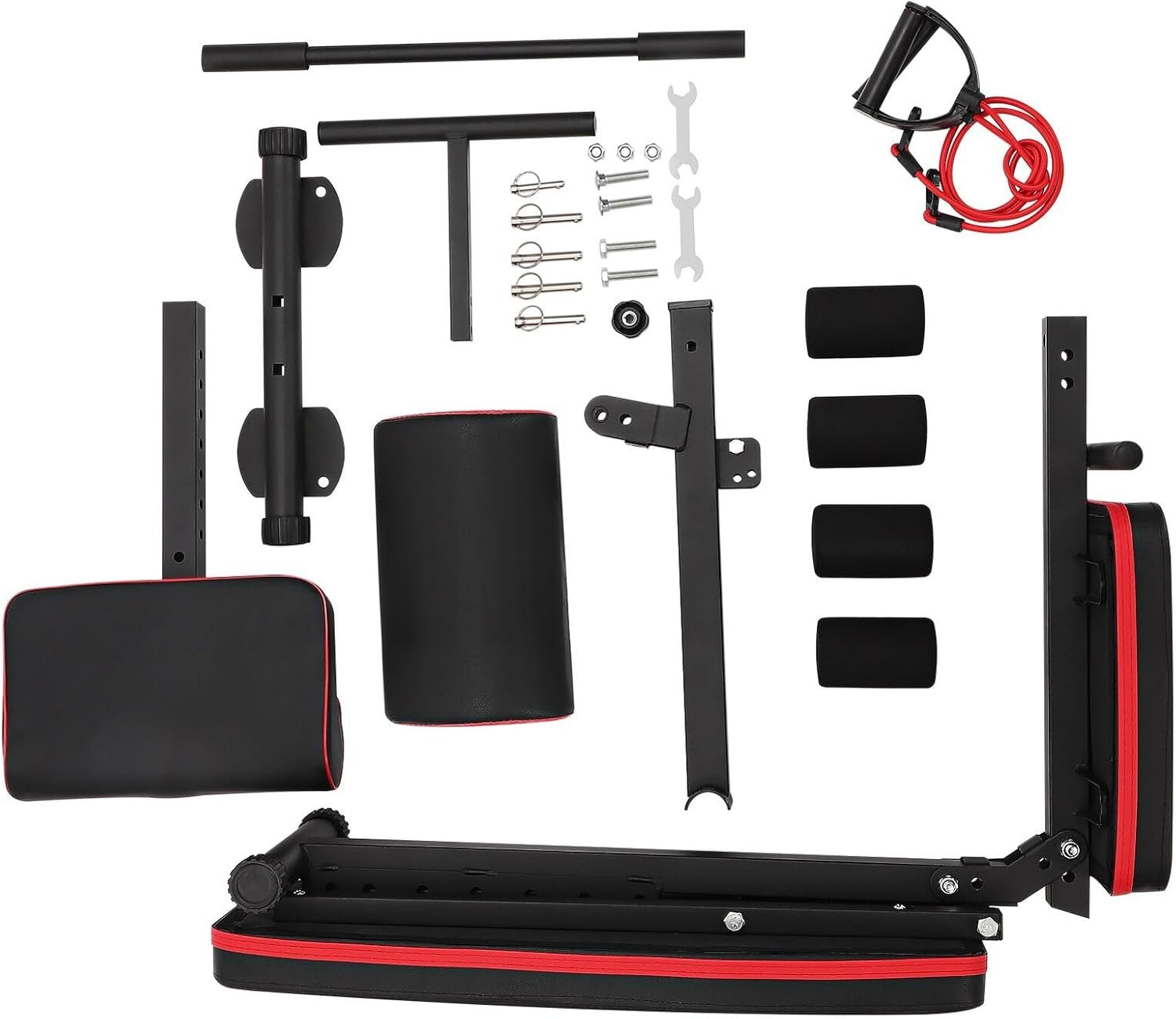 Foldable Adjustable Weight Bench 7 Incline Positions Home Gym