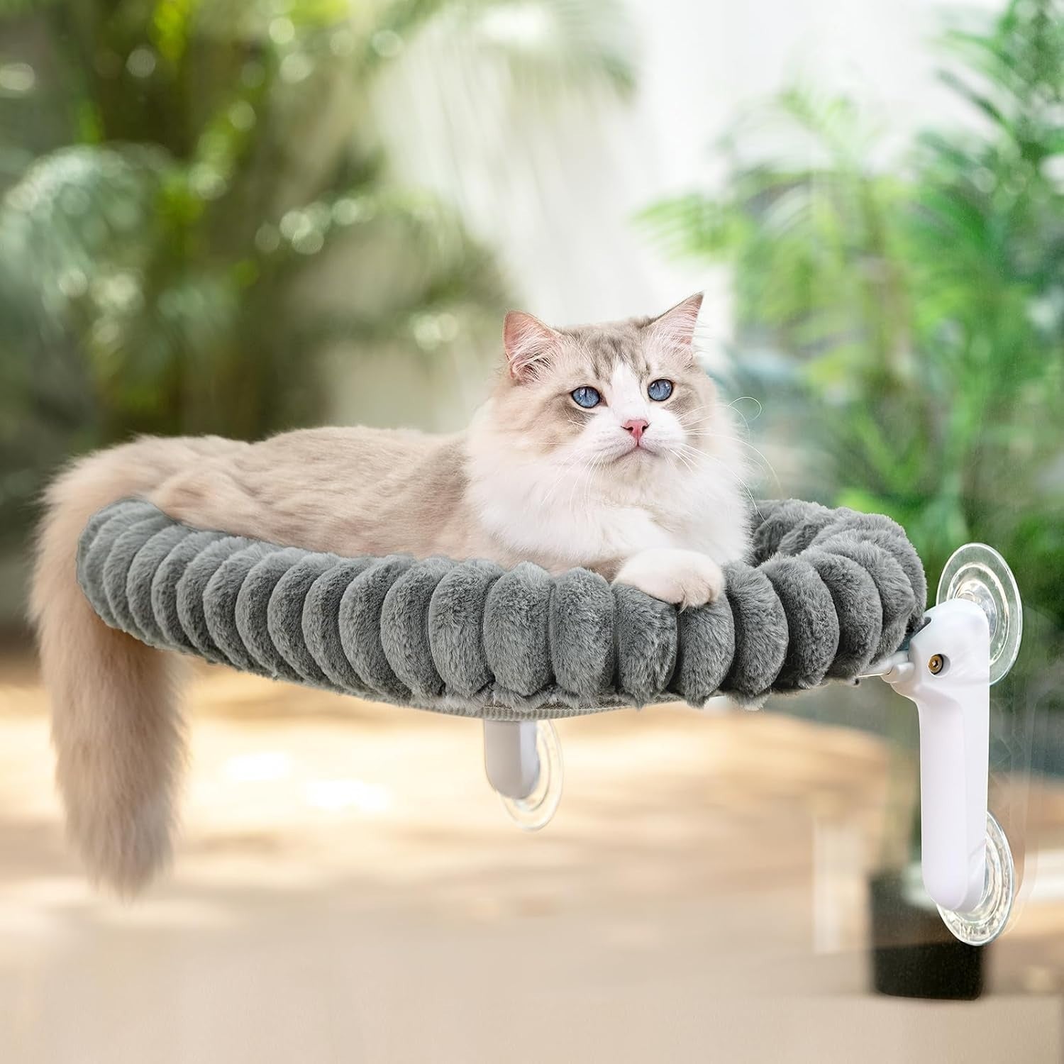 Cat Window Seat Hammock Foldable Suction Cup Perch Washable Cushion