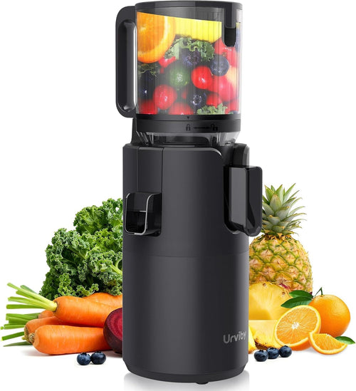 Cold Press Juicer Whole Fruit Slow Masticating 5.3in Feed Chute 400W
