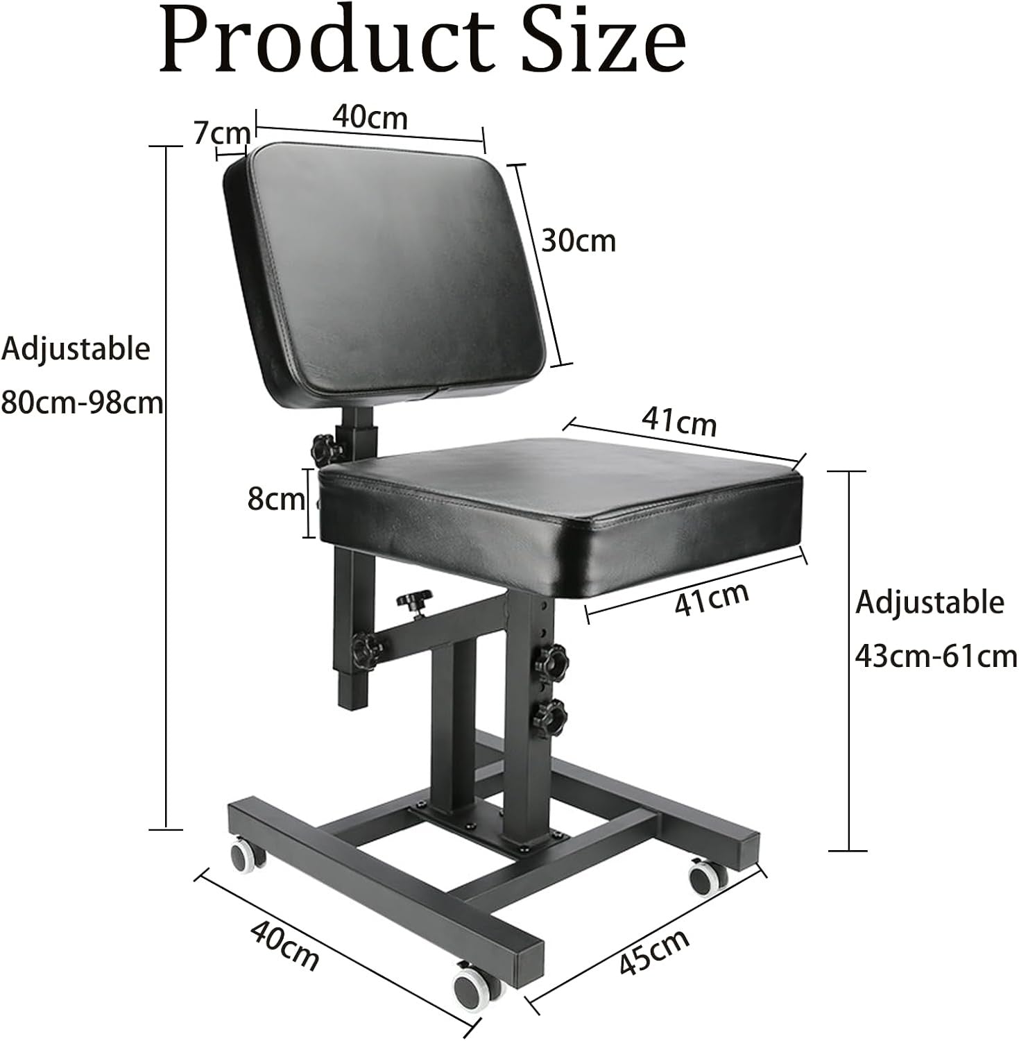 Tattoo Armrest Chair Adjustable Height Foldable Padded Arm Support Studio Stand