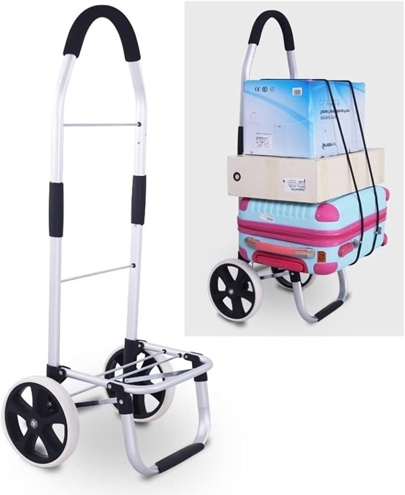 Foldable Shopping Trolley Cart 48L Waterproof Grocery Bag Wheels Handle