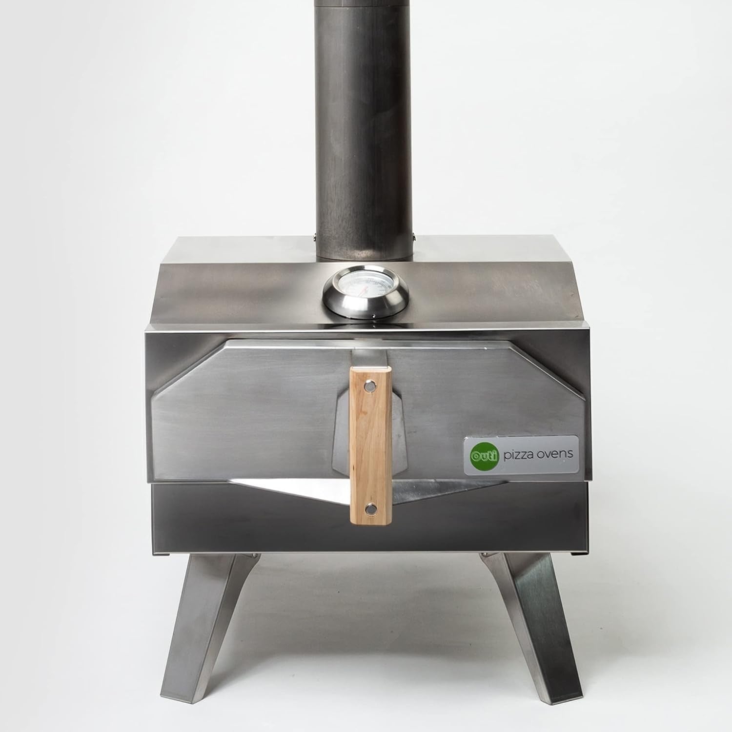 12" Outdoor Dual Fuel Pizza Oven | Stainless Steel BBQ Stone Oven Set