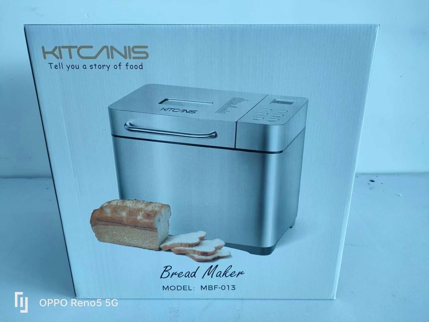 Bread Maker Machine 19 Programs 2.2LB Nut Dispenser Gluten Free Stainless Steel