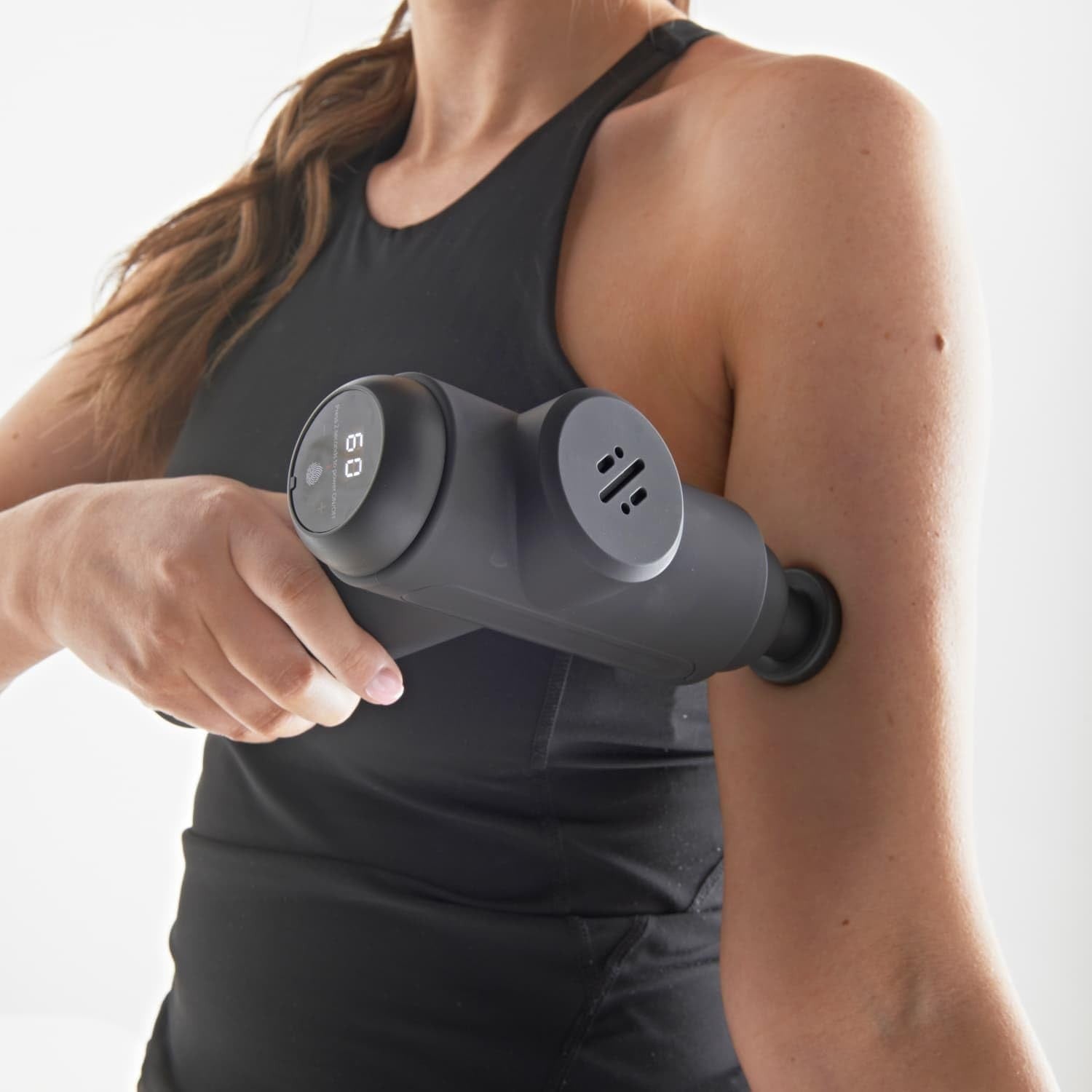 Massage Gun With Heat & Cold Head Deep Tissue Muscle Recovery Pain Relief
