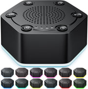 White Noise Sound Machine with 30 Soothing Sounds & Night Light, Timer