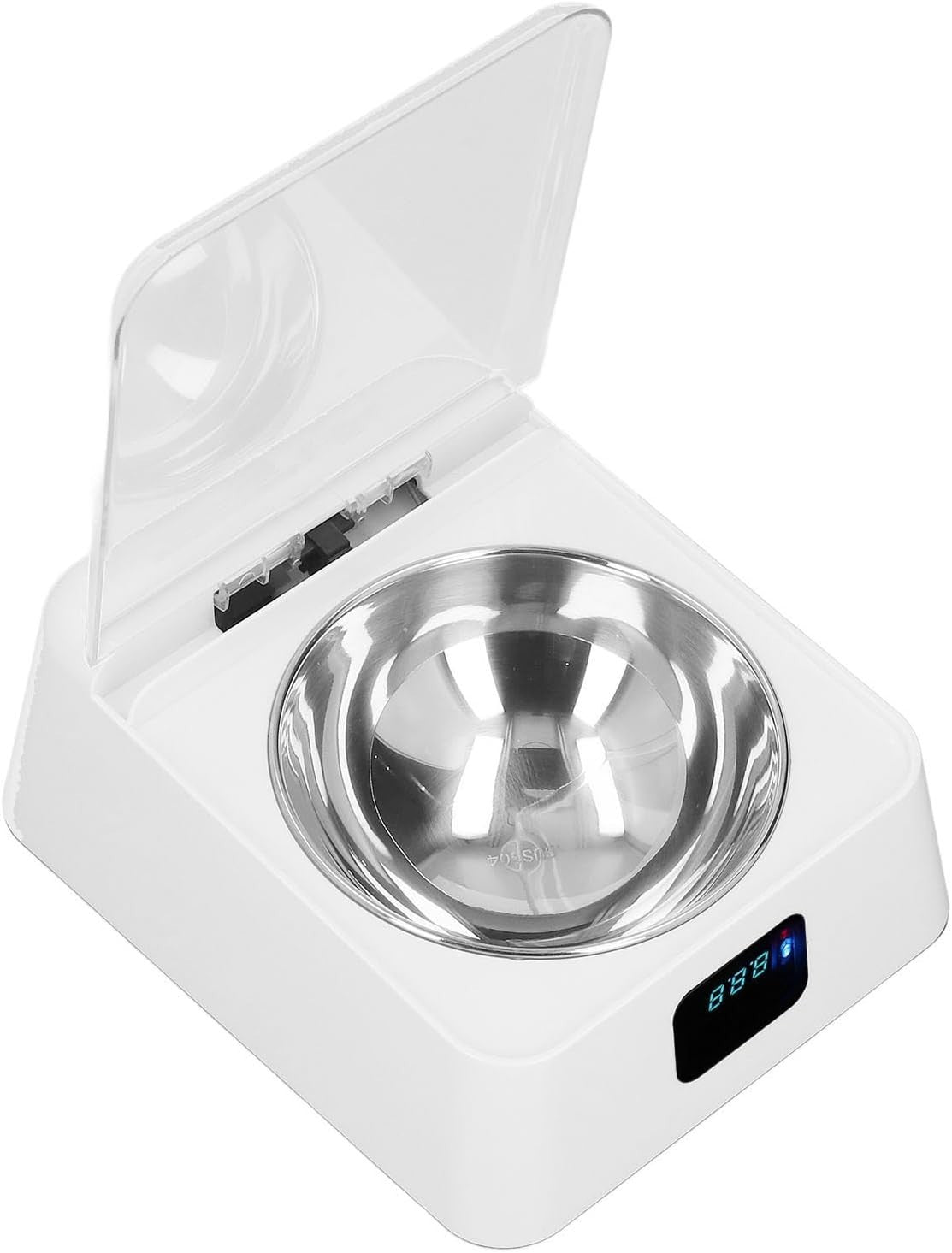 Smart Pet Feeder Auto Sensor Lid Feeding Bowl Rechargeable 350ml