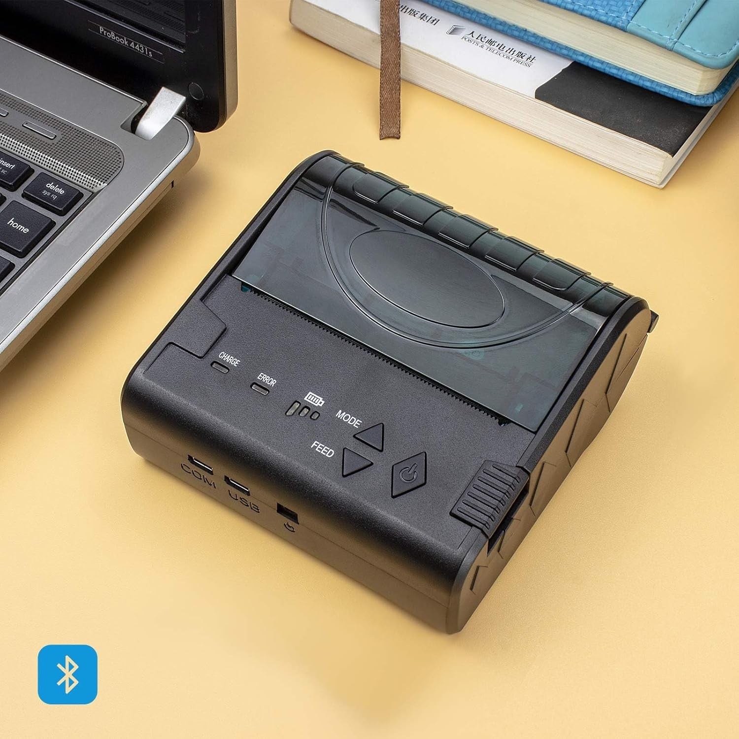 80 mm Bluetooth Wireless Thermal Receipt Printer Portable USB POS Printer