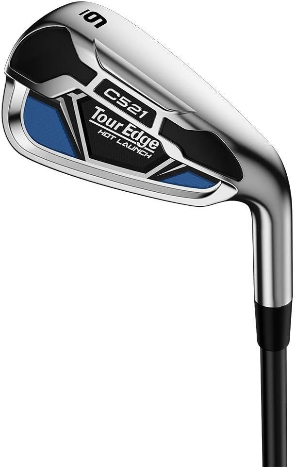 Mens Right Hand Golf Iron Set 4–PW Stiff Steel Distance Forgiving