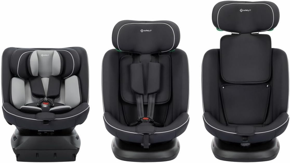 i-Size Swivel Baby Car Seat 0–12 Years 40–150cm Recline Lightweight