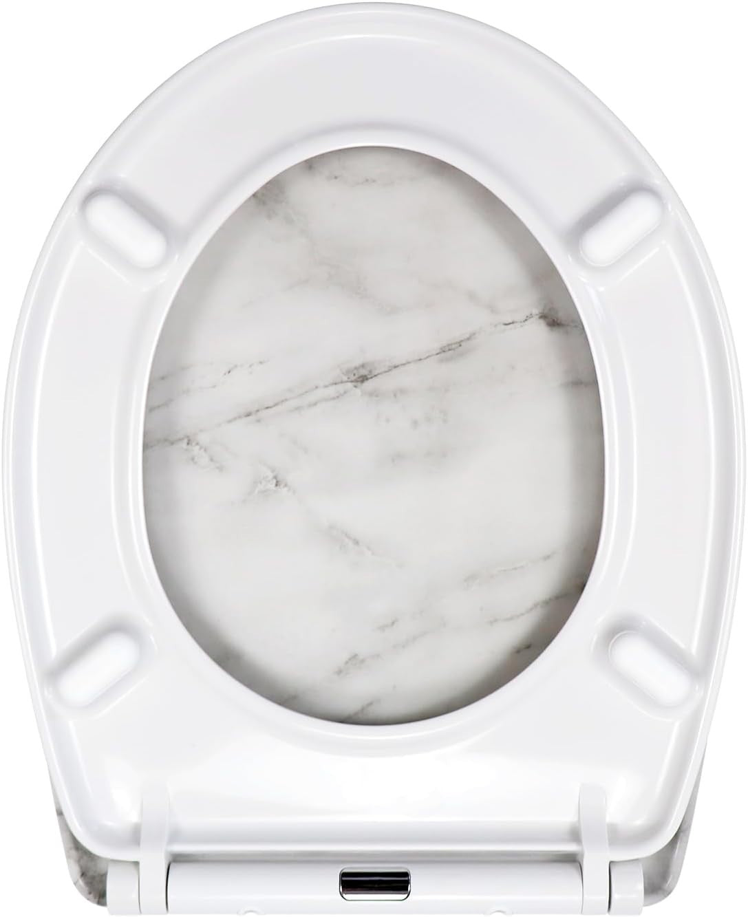Soft Close Toilet Seat Duroplast Quick Release Top Fixing 45x37cm