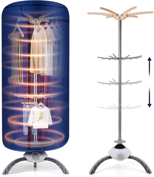 Heated Clothes Airer 900W Electric Dryer 12kg Indoor Hot Air Drying
