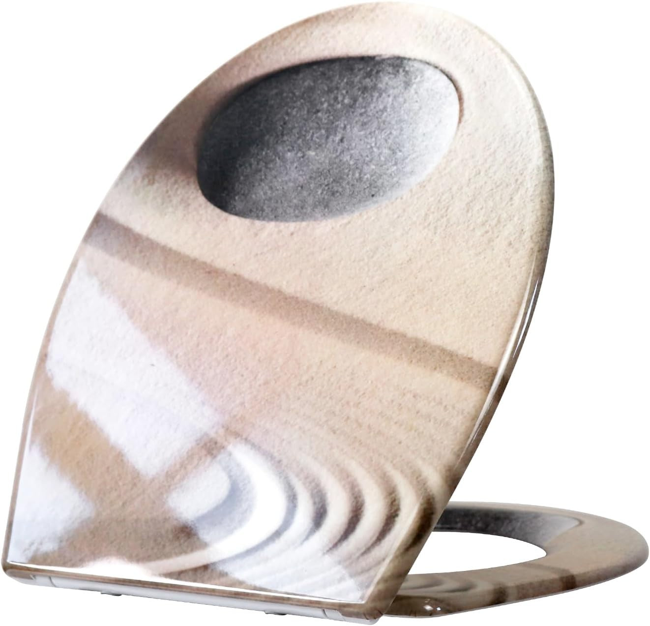 Toilet Seat Quick Release Lid Top Fixing Duroplast 45x37cm