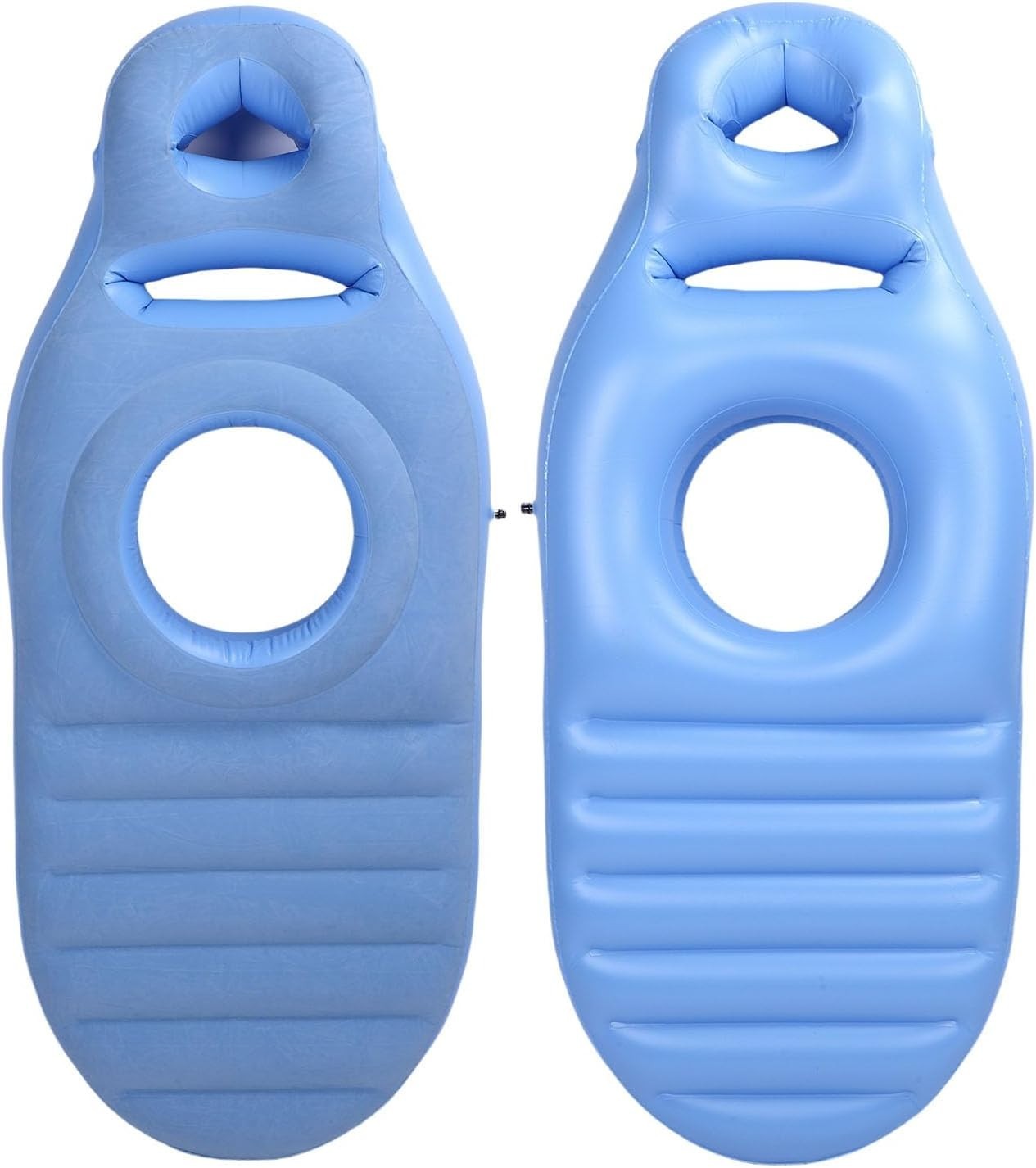 Inflatable Pregnancy Pillow Full Body Maternity Air Bed Belly Hole PVC