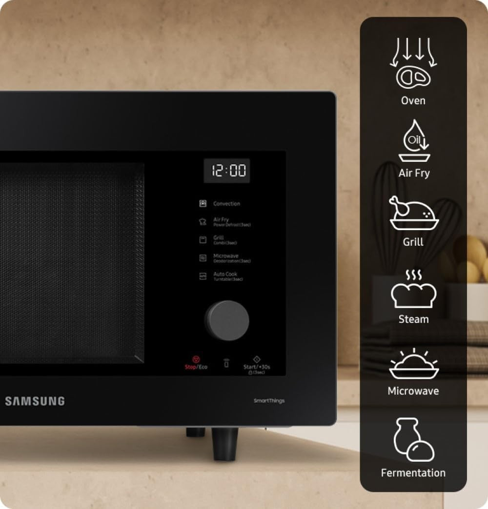 32L 900W Combination Microwave Oven Air Fry Grill Convection Kitchen