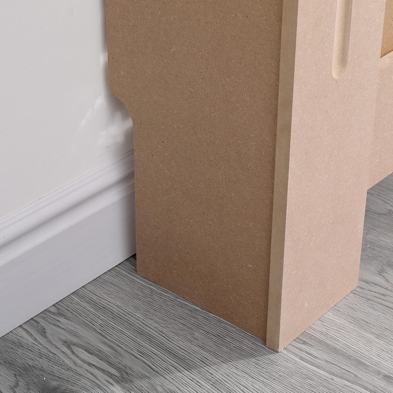 Large Unfinished MDF Radiator Cover Modern Decorative Cabinet