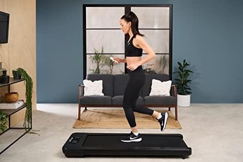 Foldable Walking Pad Treadmill 6km/h Quiet Slim Under Desk Home Office Portable