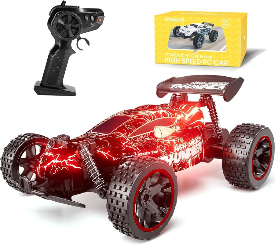 Remote Control Car 1:18 Scale 20KM/H LED RC Car Toys Gift for Boys & Girls