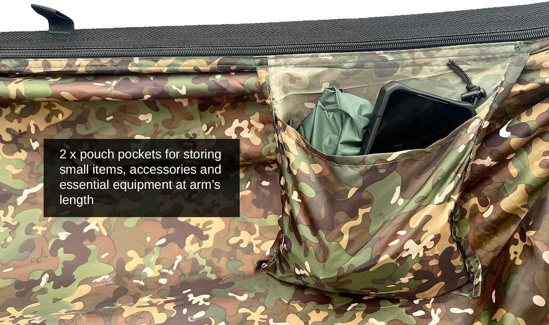 Lightweight Double-Layer Camouflage Camping Hammock with Easy Setup & Storage