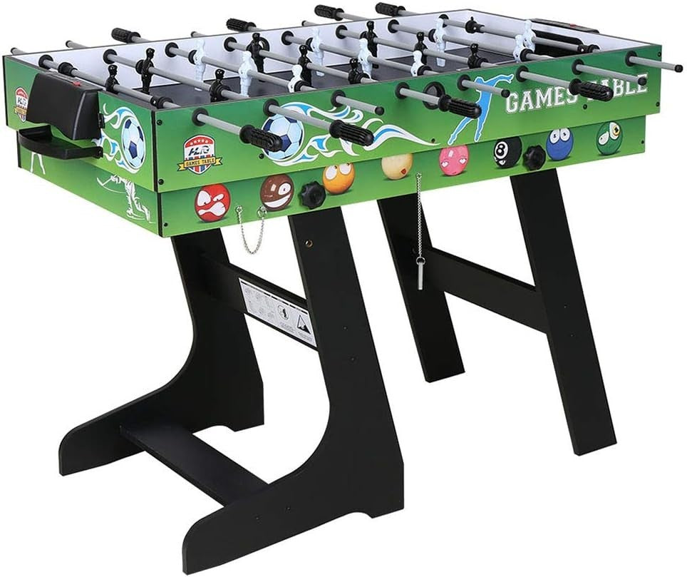4ft Folding 4 in 1 Game Table Pool Foosball Hockey Tennis Set