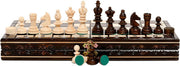 2in1 Wooden Chess & Checkers Set 35cm | Foldable Board | Luxury Handcrafted