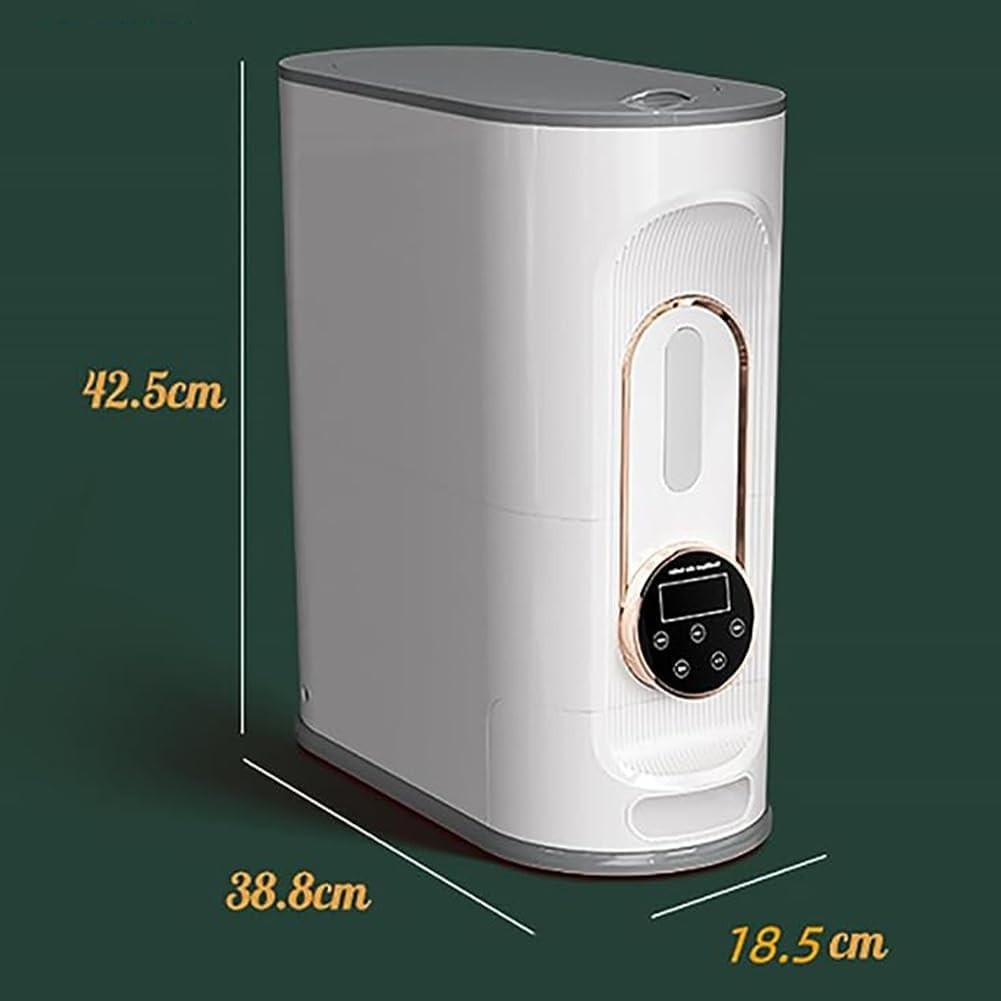 10KG Intelligent Electric Rice Dispenser Airtight Automatic Storage Bin