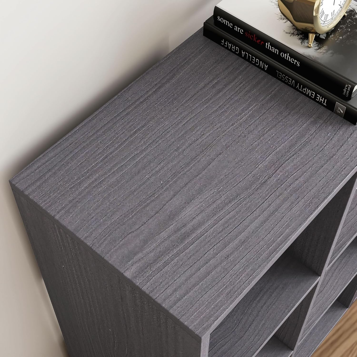 Modern 6-Cube Bookcase Storage Unit Freestanding Display Shelf for Home