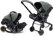 Convertible Baby Car Seat Stroller 0+ 3 Recline Travel System Slate Green